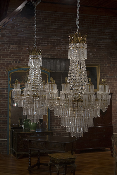 PAIR OF FRENCH CHANDELIERS