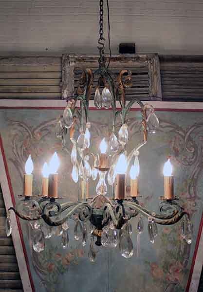 FRENCH IRON CHANDELIER