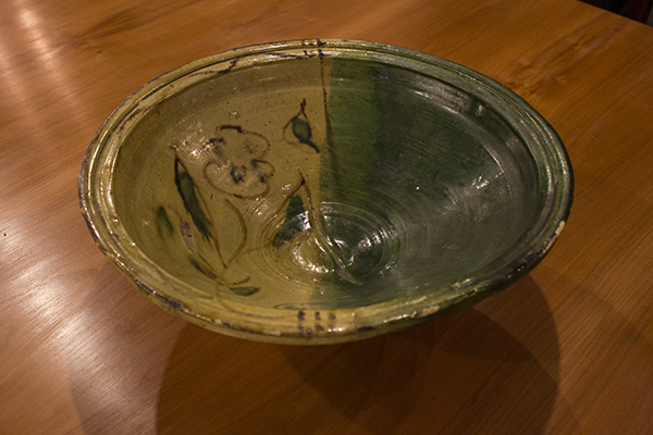 French Yellow and Green Bowl