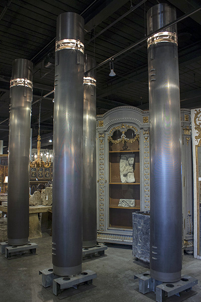 Set of Four Flemish Column Lights